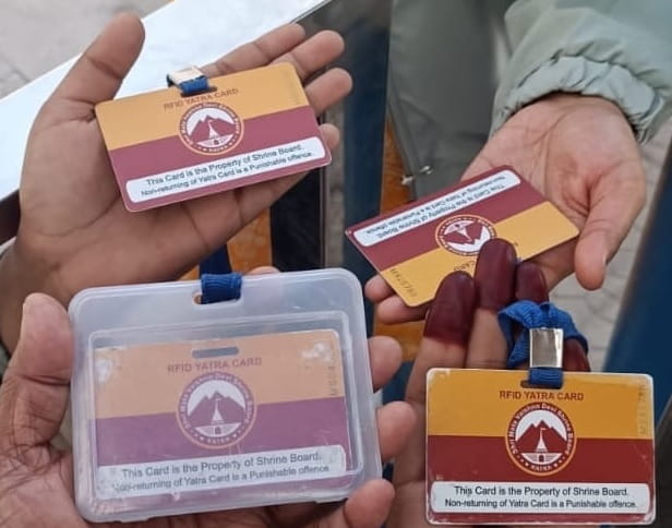 RFID Card Registration at Vaishno Devi Yatra